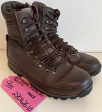 9M UK ALTBERG Defenders Combat Brown Leather Boots BRITISH ARMY 280426-10 Male