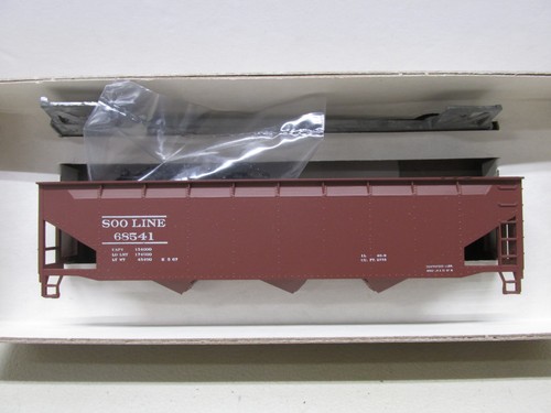 ROUNDHOUSE ~ COCHE TOLVA DE 3 BAHÍAS SOO LINE # 68541 ~ KIT ~ ESCALA HO | Zustand: New