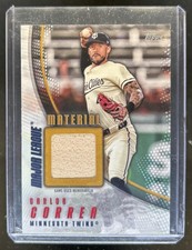 2025 Topps Carlos Correa Major League Material Relics Bat Gold #/50