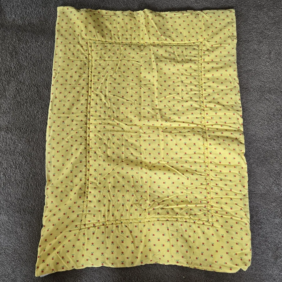 Manta Edredón Bebé Calle Sésamo Hecha a Mano De Colección Granero Amarillo Granero Foto 3 de 3