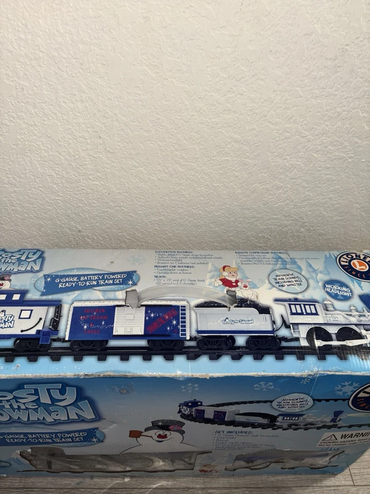 Lionel Frosty the Snowman G Gauge Christmas Tree Train Set 7-11498 Complete - Image 4 of 4