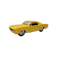 RARE Cragstan Mustang Fastback 1/24 - 1/25 Scale Plastic Car Yellow