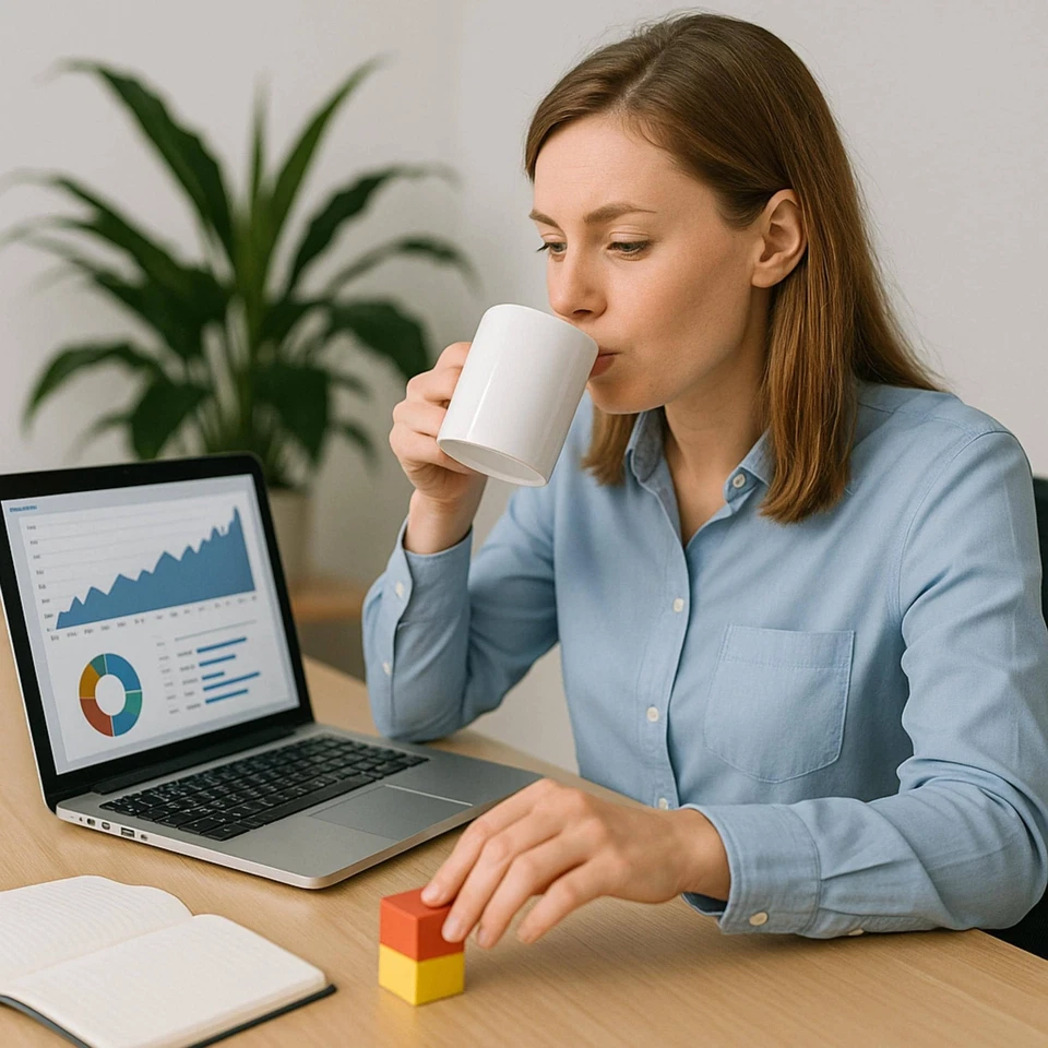 Creative Home Juego de 6 Piezas Taza de Café de Cerámica Blanca Blanca 9-12 OZ Foto 4 de 4