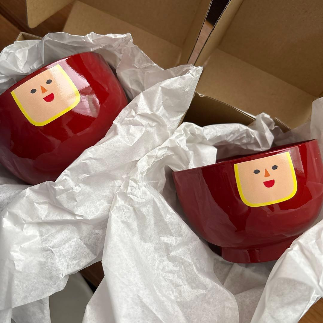 Katamari Damacy Café Miso Soup Bowl Set de 2 muy raro NUEVO Japón limitado...