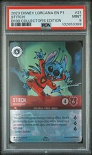 2023 DISNEY LORCANA EN P1-PROMO 21 STITCH - ABOMINATION PSA 9
