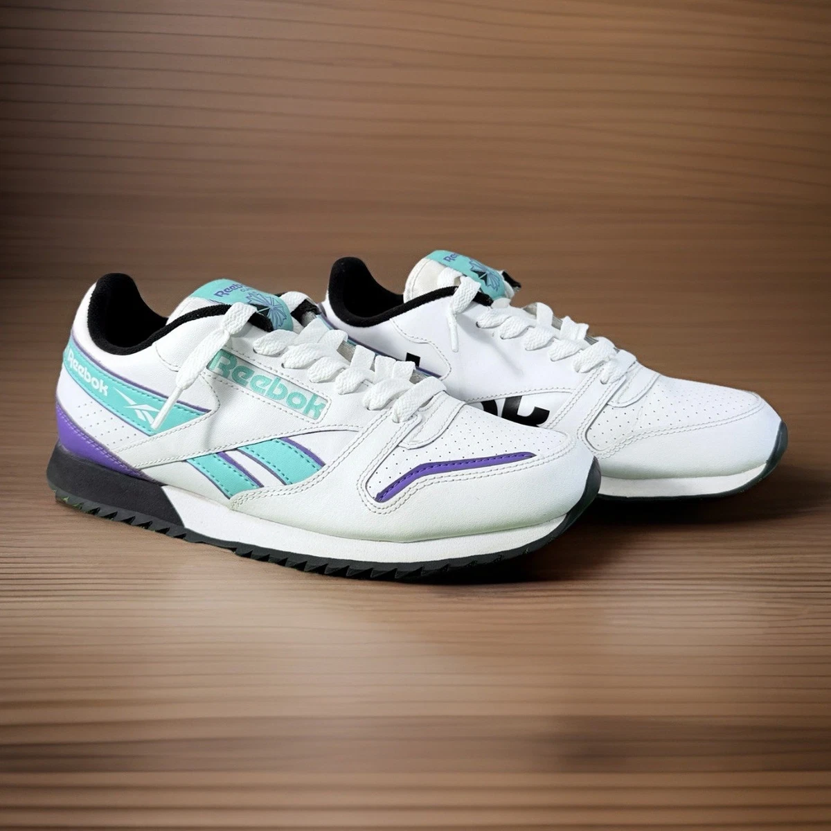 Reebok Classic Leather White Turquoise for Sale | Authenticity