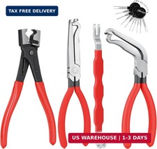 Oebruel 4PCS Electrical Disconnect Pliers, Automotive Electrical Connector Separ