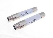 (2 PACK) PROCRAFT SVP559-15 INLINE PAD / ATTENUATOR @ -15db XLRF to XLRM
