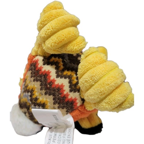 Hugglehounds Plush Rocky the Rooster Stuffed Animal Dog Toy 7" Soft Polyester - Picture 7 of 12