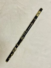 Antique Wood Flute Instrument- 6 Holes - As Is