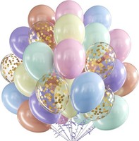 Luftballons Pastell 12 Zoll 60 StüCk Bunte Latex Helium Ballons FüR Party