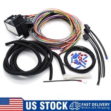 14 Circuit Universal Wire Harness 14 Fuse 12v Street Hot Rat Muscle Rod Wiring 14 Circuit Universal Wire Harness 14 Fuse 12v Street Hot Rat Muscle Rod Wiring