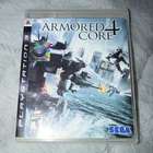 SEGA Armored Core 4 PS3 Action/Adventure Mecha T-Teen Manual Included