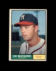 1961 Topps #120 Eddie Mathews Milwaukee Braves HOF *3697