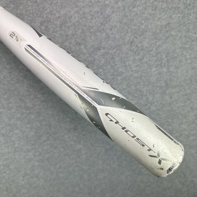 Easton Ghost X Whiteout Baseball Bat -5 Drop 30 in 25 oz 2 5/8 SL18GX58 II