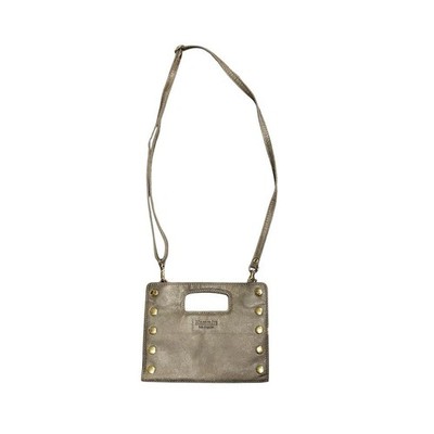 Hammitt Women's Gray Studded Leather Crossbody Bag Casual