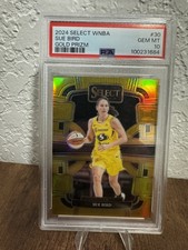 2024 Panini Select WNBA Concourse Sue Bird Gold Prizm /10 PSA 10 HOF