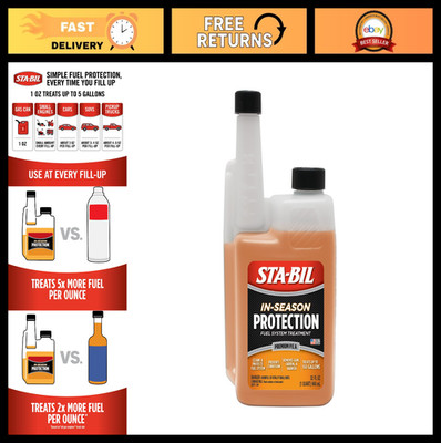 Fuel System Treatment & Injector Cleaner 32oz - Protects Against Corrosion, Etha