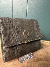 Vintage Python Trussardi Crossbody Bag Black ...