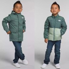 The North Face 190 Kids Down Triclimate Coat 5 Jacket 3-in-1 Reversible Puffer