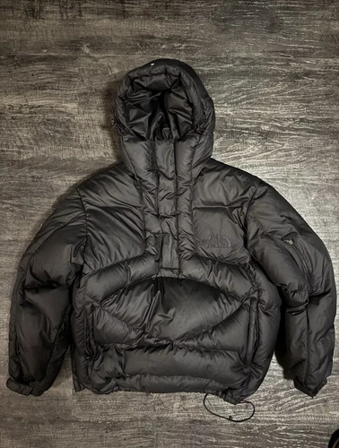 Pull à capuche Supreme x North Face 800 Fill demi fermeture éclair noir grand