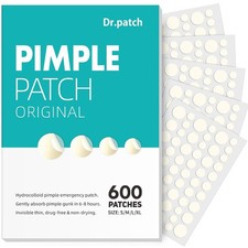 Pimple Patches for Face - 4 Size 600 Counts Acne Patches, Hydrocolloid Patches