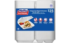 Hefty Supreme Foam 3 Compartment HLC (125 ct.)