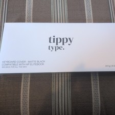 tippy type Keyboard Cover Compatible with HP Elitebpok - Matte Black -