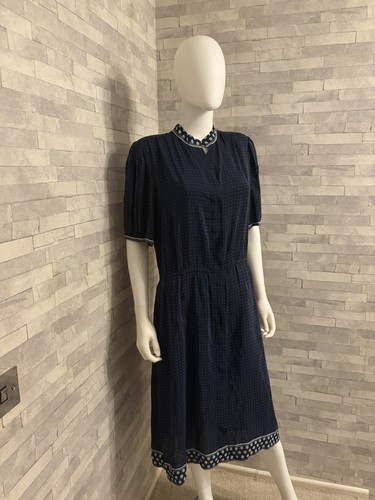 Valentino Boutique / Miss V, Authentic Vintage Valentino Miss V Polka Dot Midi Dress