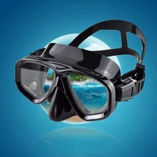 Snorkel Mask Scuba Diving Swimming Goggles – Tempered Glass, 180° Panoramic View