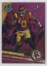 2023 Bowman U Chrome Fuchsia Mini-Diamond Refractor /150 Korey Foreman #190 5j8
