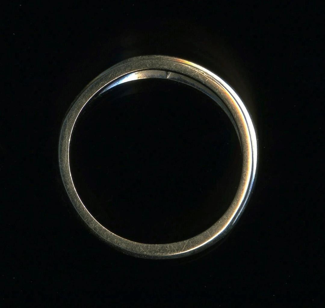 14K 1.46 Gram Size 5 Solid White Gold Basic Minim… - image 3