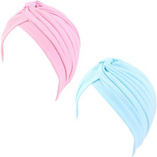 Women'S Cotton Turban Head Wrap Cancer Chemo Beanies Cap Headwear Cap Bonnet Hai