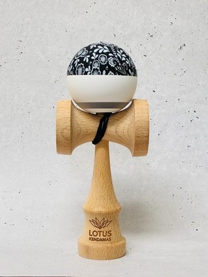 LOTUS Bloom Kendama Black Classic Toy Skill Game Premium Quality From Japan New