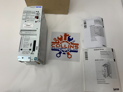 Lenze E82EV751K2C Frequency Inverter Series 8200 Vector 4-500V 3.3A .75kW