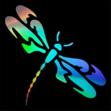 2pcs Funny Dragonfly Decal Car Window Bumper Vinyl Sticker Baby Room Wall Decor