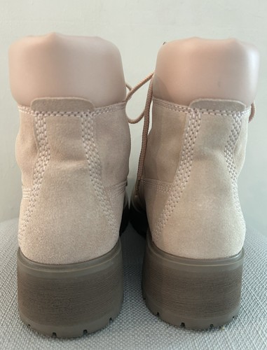 Timberland Pink Carnaby Suede Boots A2519 Women’s 8 - Picture 4 of 6