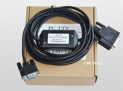 US PC-TTY Programming Cable PC to TTY Adapter for Siemens S5 PLC DB9-DB15 3m