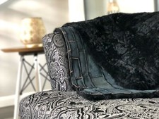 Lammfell Decke 150x70 Patchwork, Fell, Bettauflage, Tierdecke, Geschenkidee 