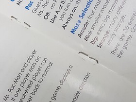 Ms. Pac-Man Tengen Authentic NES Nintendo Manual Only *