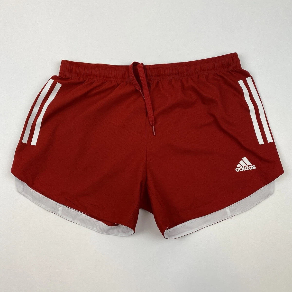 adidas 3-Stripes Shorts - Red, Women's Lifestyle