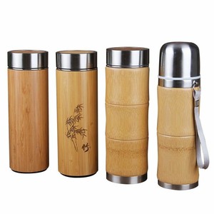 bamboo thermo bottle
