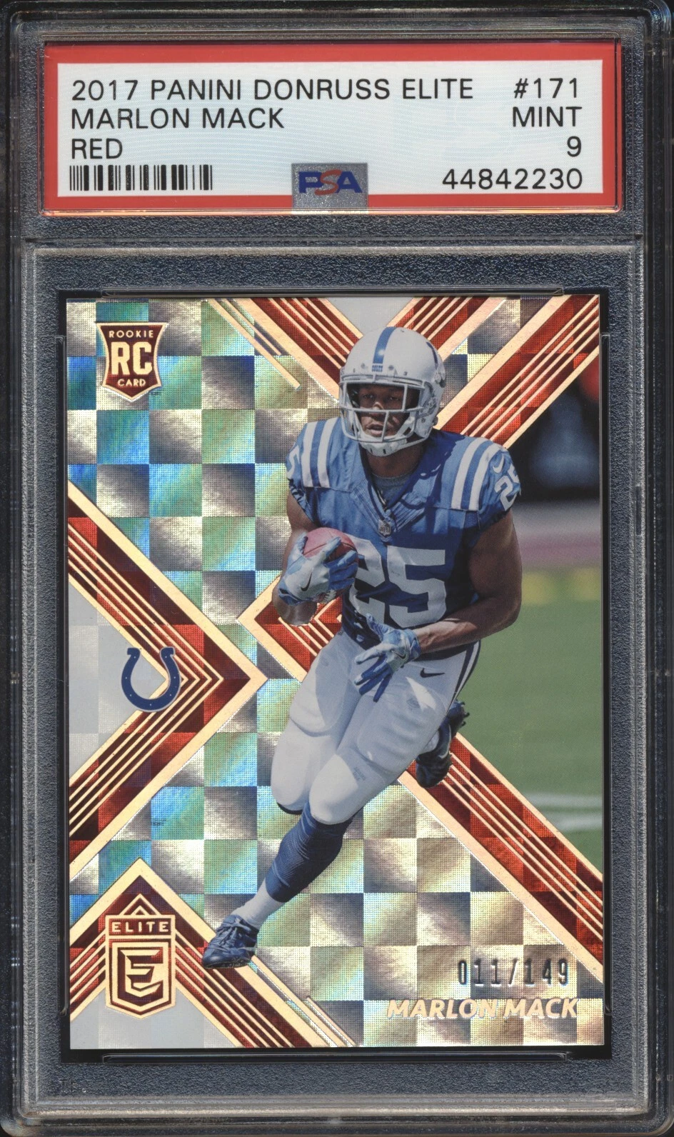 Marlon Mack Panini Donruss Elite #171 Red