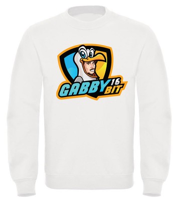 Felpa giro youtuber GABBY gabby16bit bambino ragazzo unisex spedizione CORRIERE
