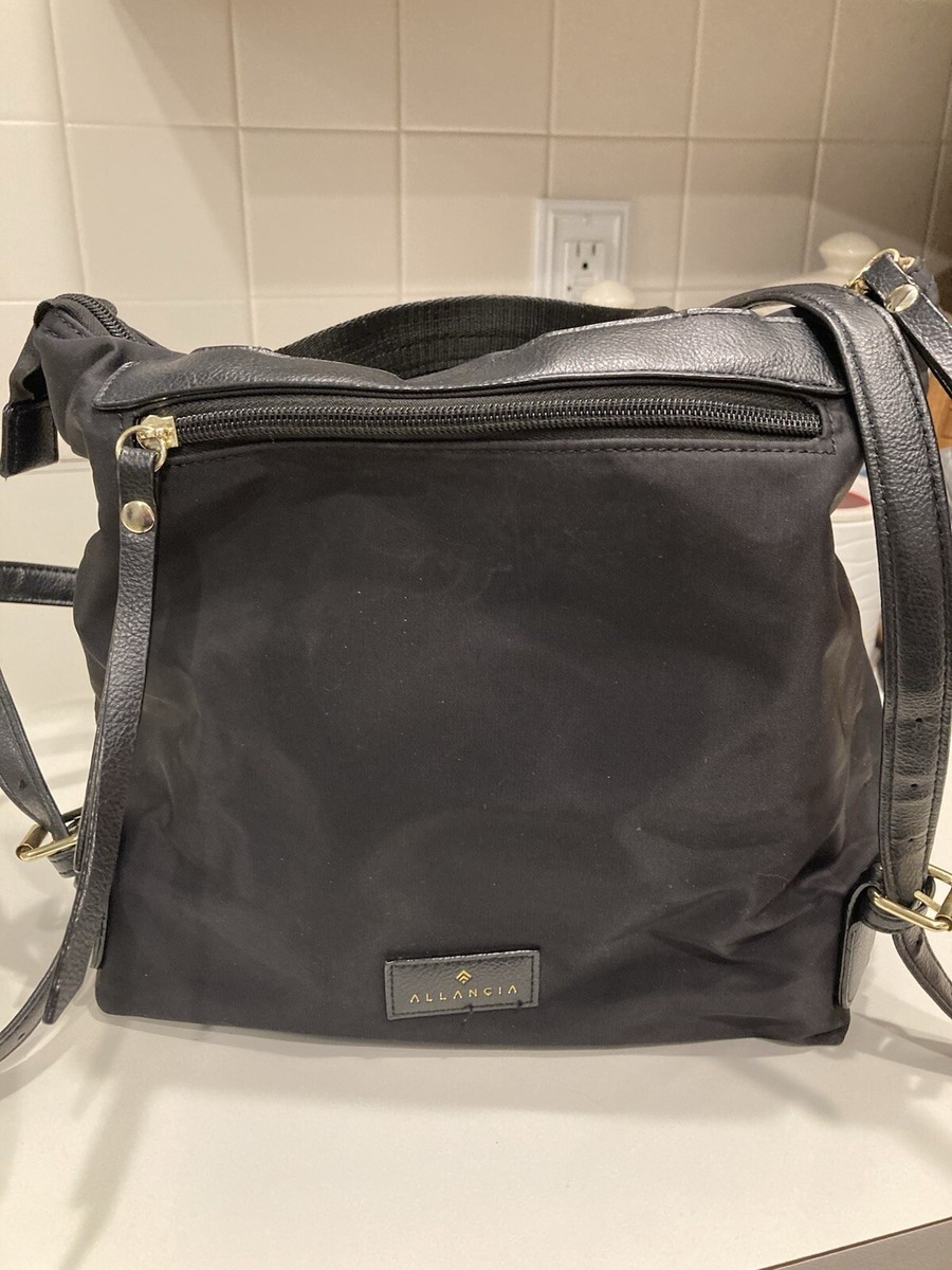 Womens Allancia Black Nylon Backpack With Gold Hardware | eBay display picture 1