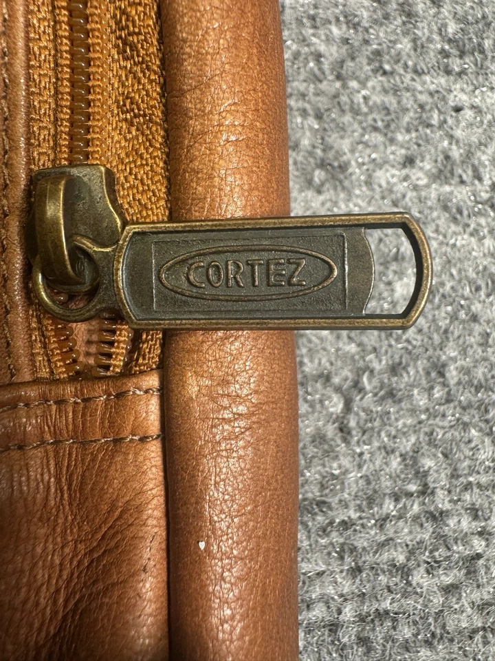 真皮 Cortez 挎包 旅行商务书包 挎包 棕色 哥伦比亚 — 第 3/4 张图片