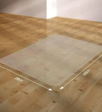 Mat Floor Chair Office Protection Home Desk Carpet Hard Clear Transparent Under