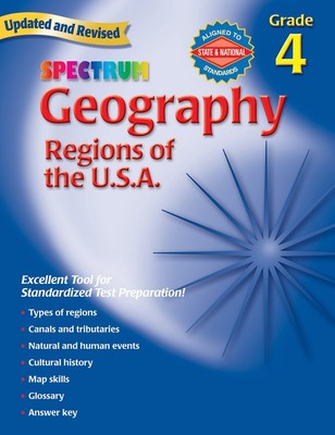 Spectrum Geography, Grade 4: Regions of the U.S.A. - paperback Spectrum