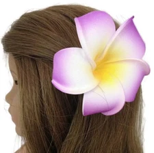Hawaiian Purple Hair Clip for 18 inch Doll Clothes Girl Accessories