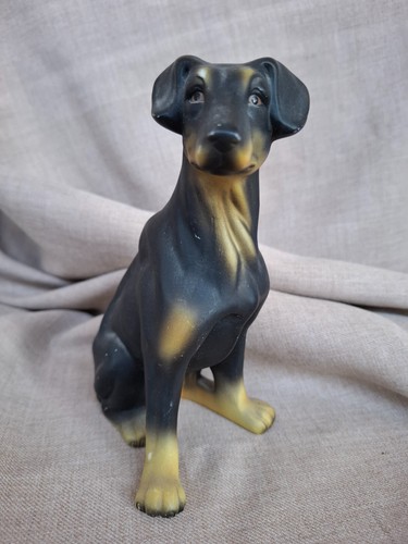 Doberman Figurine Statue Ornament By Regency Fine Art Vintage 17 cm tall - 第 1/11 張圖片